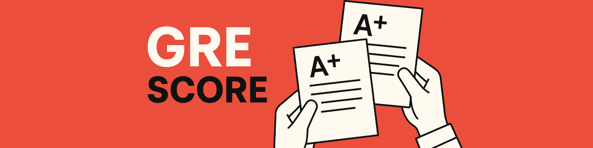 GRE SCORE banner